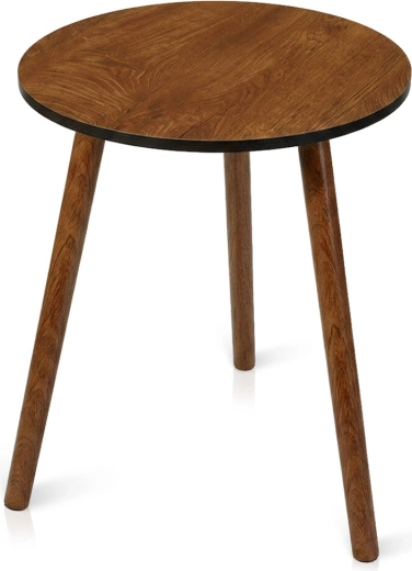 Rundt sofabord i brun farve 40 × 40 × 41 cm