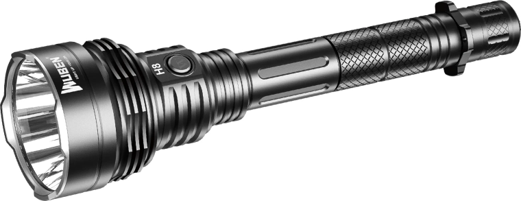 Wuben H8 Deluxe Kit taktisk lygte 1800 lm, sort sæt