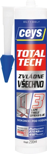 Universallim og -fugemasse Total Tech 290 ml Ceys – Hvid