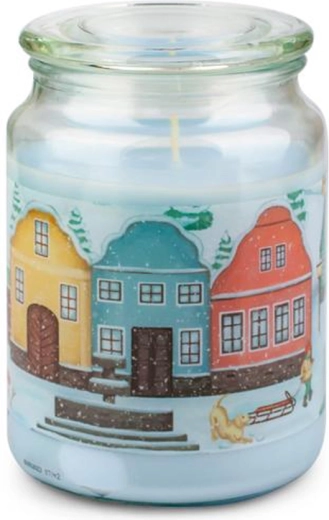 Duftlys i glas PROVENCE landsby 95 timer