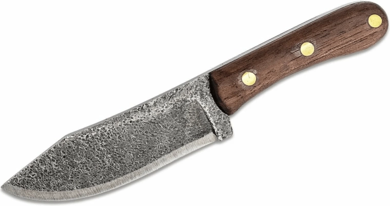 Foldekniv Condor Mini Hudson Bay med læderskede, valnød, 12,4 cm