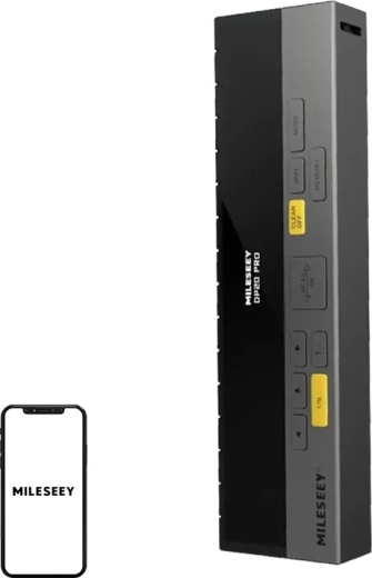 Mileseey DP20 Pro laserafstandsmåler med OLED og Bluetooth (0,25–120 m)