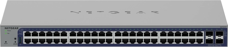 NETGEAR 48-port gigabit smart-switch med 10G SFP+