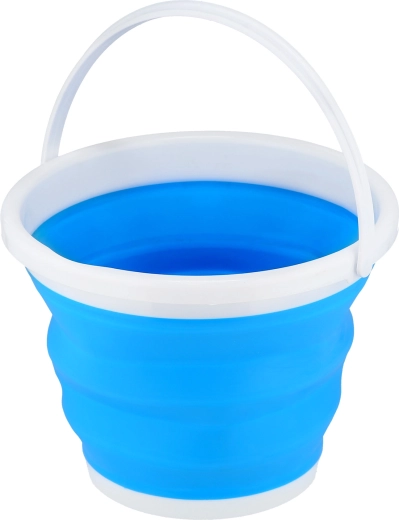 Sammenklappelig spand NILS Camp 10 l – blå