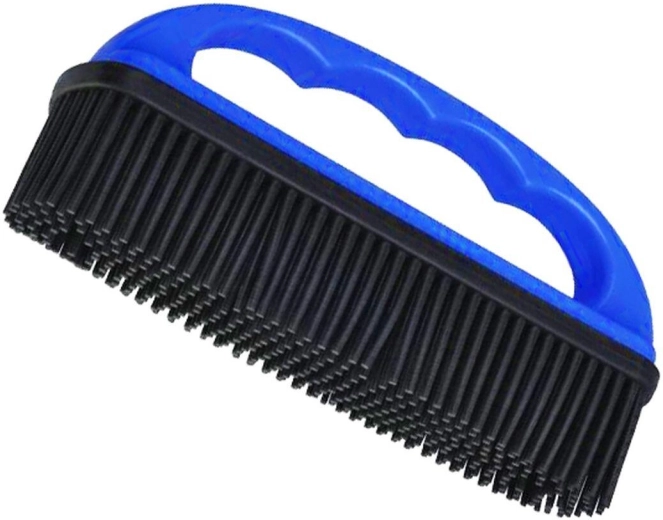 Børste til dyrehår med gummibørster 15 cm