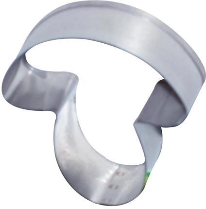 Rustfri stålkageudstikkere svamp, sæt 10 stk.