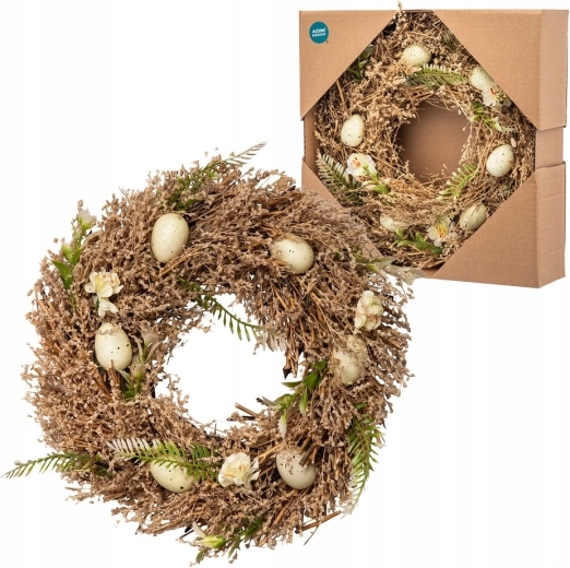 Forårskrans boho beige 30 cm