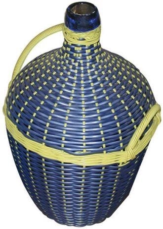Demijohn flettet 25 l – mix af farver