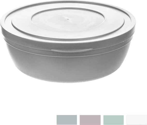 Skål med låg Kapa Flat 21,5 cm (mix farver)