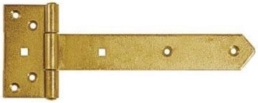 Hegnshængsel 500 × 65 × 110 × 40 × 4 mm, gulgalvaniseret stål
