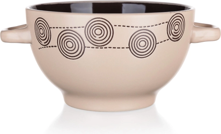 Keramisk skål Spiral creme 13,5 cm