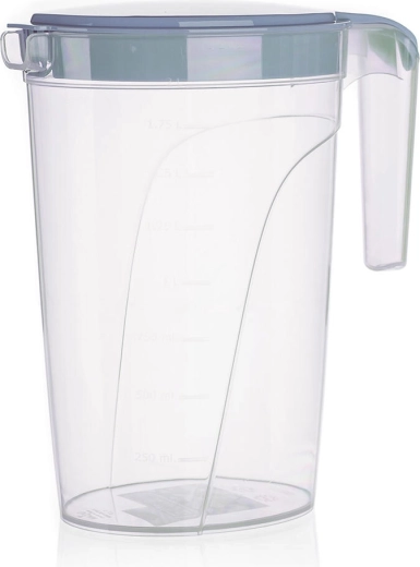 Plastkande med måleskala 2 l med låg Culinaria