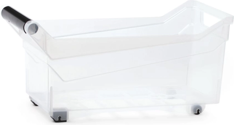 Plastisk opbevaringsboks med hjul 17 l NUK, transparent