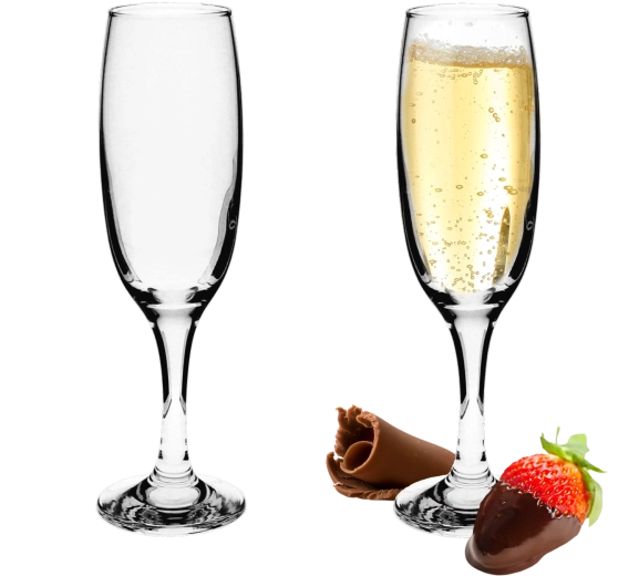 Sæt champagneglas LAV Empire 220 ml – 6 stk.