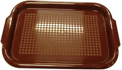 Plastbakke til servering 47 × 33 cm – mix af farver