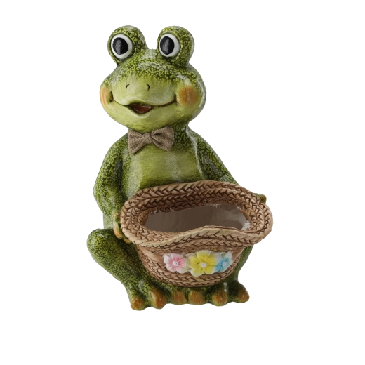 Havekrukke frø med hat