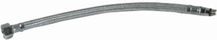 Tilløbsslange i rustfrit stål M10 × 3/8" 35 cm