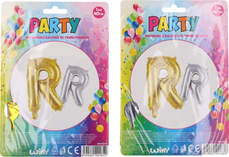 Oppustelig ballon - bogstav R