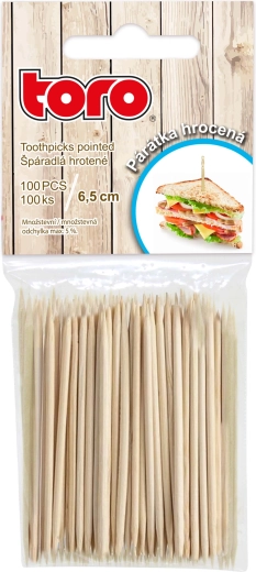 Tandstikker af lindetræ 100 stk.