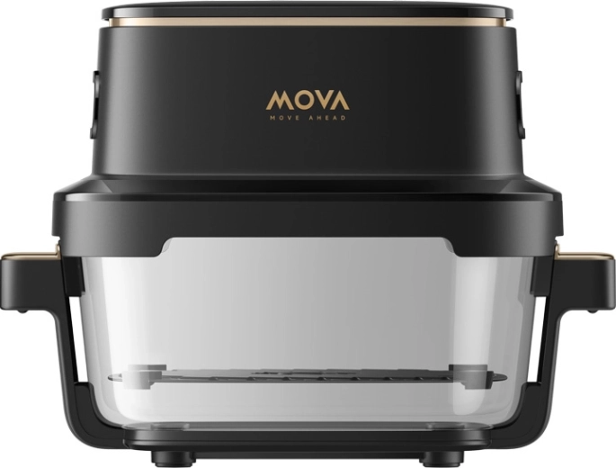 Varmluftsfriture MOVA AF20 Pro med glasskåle 4 l og 2,5 l