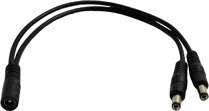 Solight-strømfordeler til LED-strips 5,5 × 2,1 mm (1× hunstik til 2× hanstik)