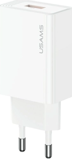 USAMS T69 USB-A netoplader 10,5 W 2,1 A hvid