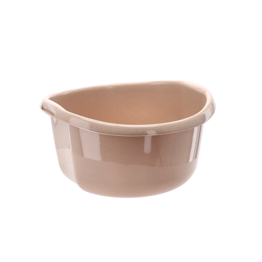 Plastskål 30 l i beige marmordesign