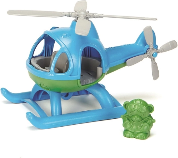 Helikopter Green Toys blå