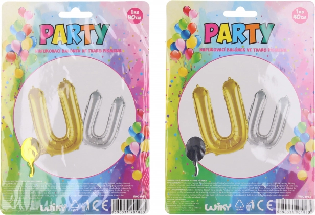 Oppustelig ballon - bogstavet U