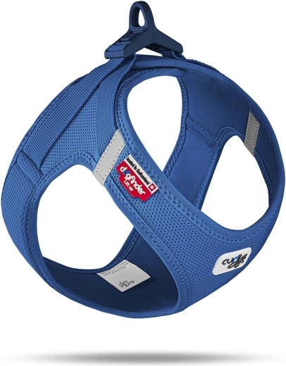 Curli hundesele Air-Mesh med spænde, blå (XL, 12–18 kg)