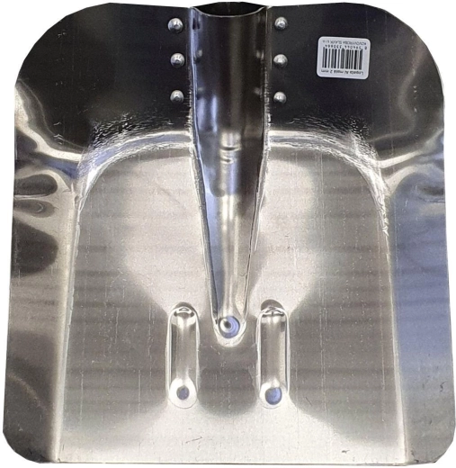 Lille aluminiums skovl uden skaft 2 mm