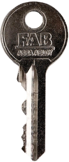 FAB 1 Home nøgle – emne til 5-stift cylinderindsats