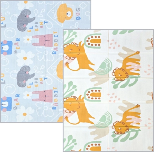 NANNA foldbar vendbar legemåtte 200 × 150 cm dyr