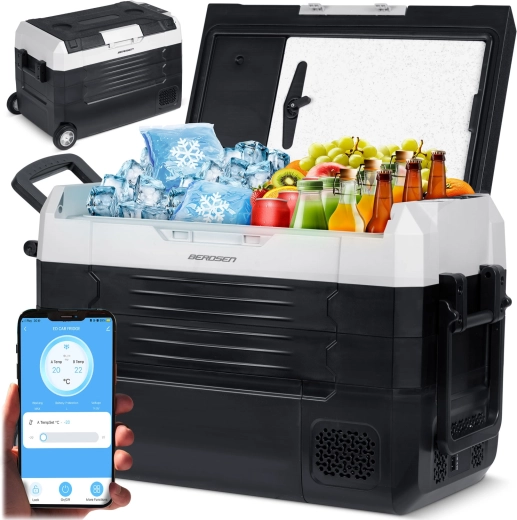 Kompressordrevet køleboks til bil BERDSEN Icemax 400 40 l – sort/grå