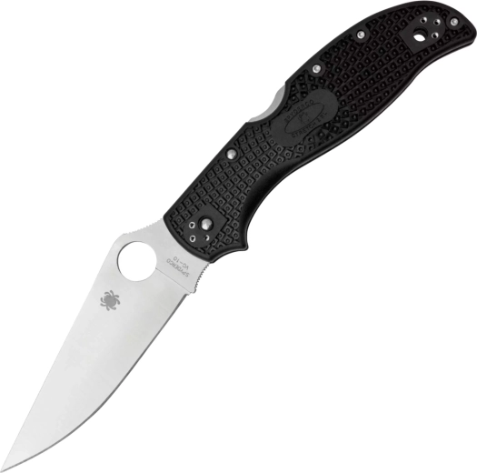 Spyderco Stretch 2 XL – foldekniv VG-10, satin, sort FRN-skæfte