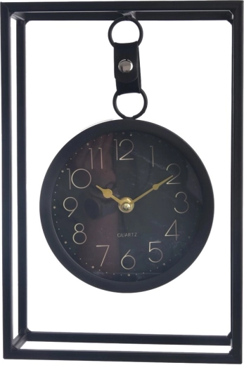 Bordsur i metal, sort 31 cm