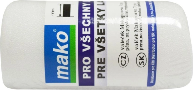 Malerrulle skum 70 mm Makoporen