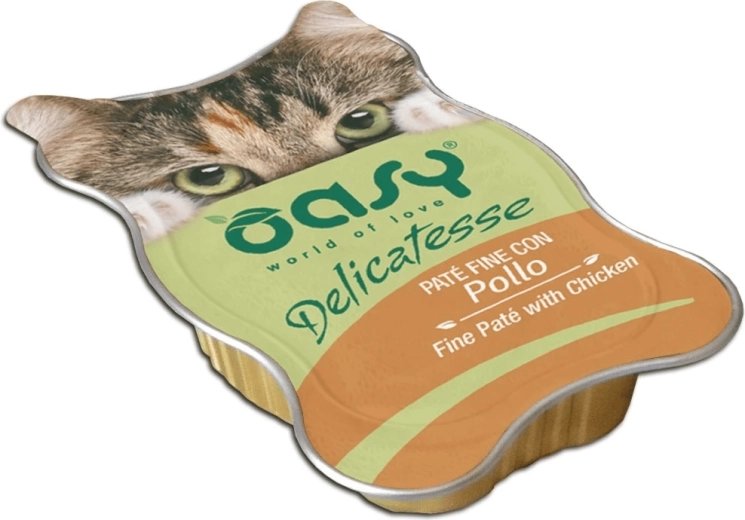 Oasy Delicatesse kyllingepaté til katte 85 g