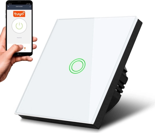 Simpel touch Wi‑Fi SMART lyskontakt MACLEAN MCE715W hvid