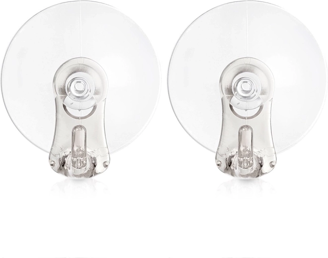 Krog med sugekop 5 cm – sæt med 2 stk.