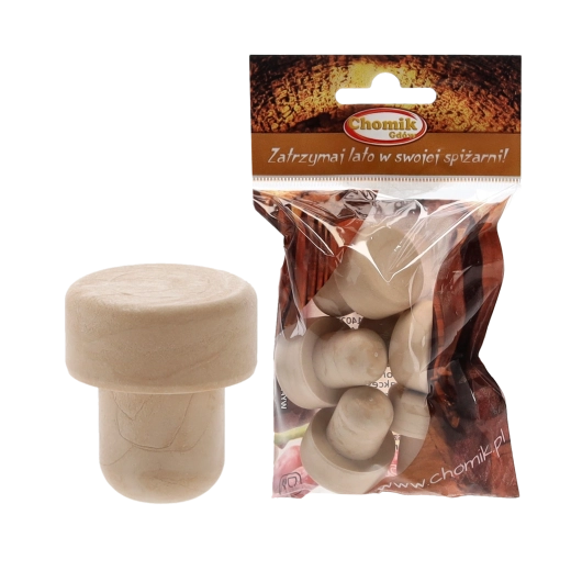 Syntetiske vinpropper 19 mm – pakke med 5 stk.