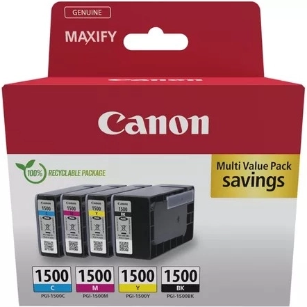 Canon multipack blækpatroner PGI-1500 BK/C/M/Y