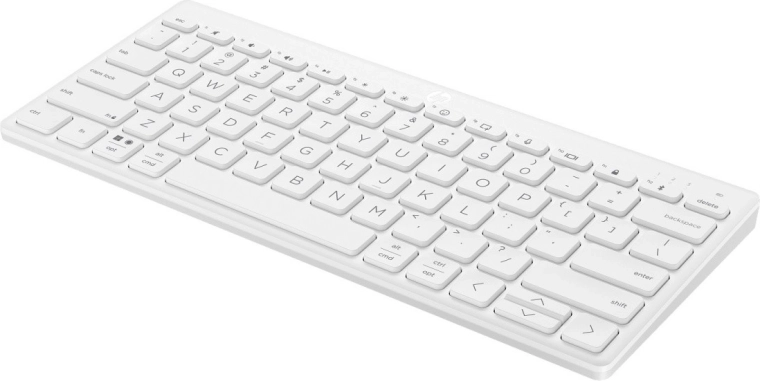 Trådløst kompakt tastatur Classic 350 hvid