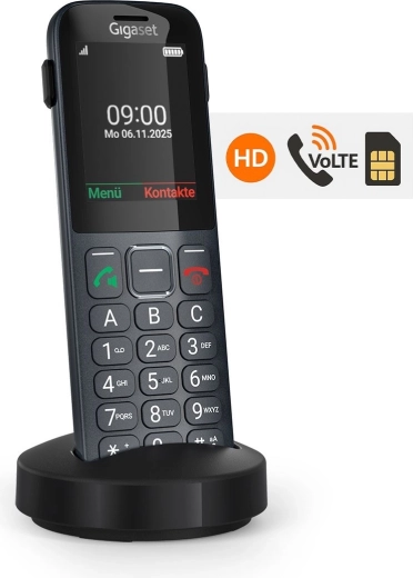 Gigaset Comfort 600 SIM 4G mobiltelefon til seniorer
