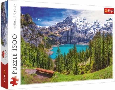 Puslespil Oeschinensee Alperne 1500 brikker