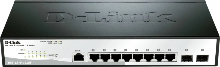D-Link DGS-1210-10/ME/E administreret gigabit-switch