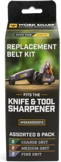 Work Sharp WSKTS reserve slibebånd, sæt 6 stk.
