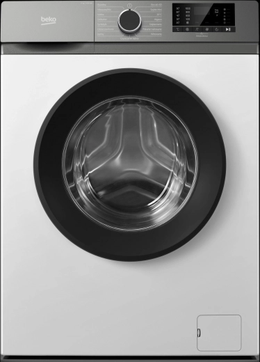 Frontbetjent vaskemaskine 6 kg hvid