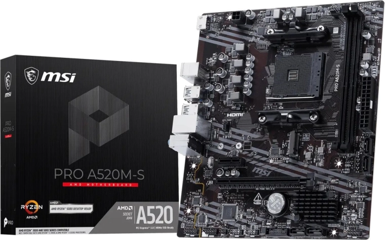 Bundkort MSI PRO A520M-S