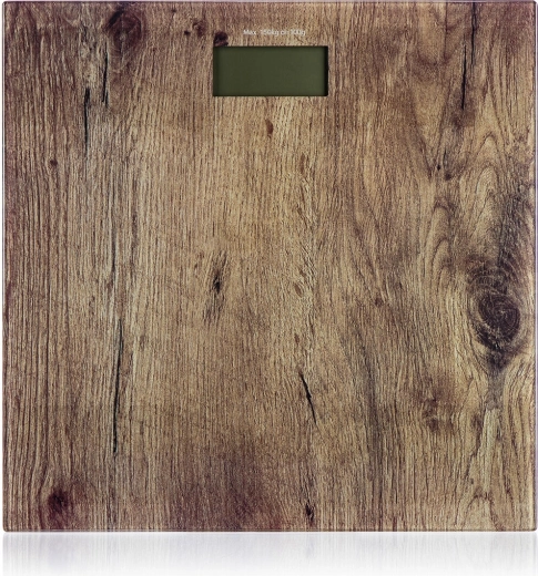 Personlig digitalvægt i trædesign 150 kg